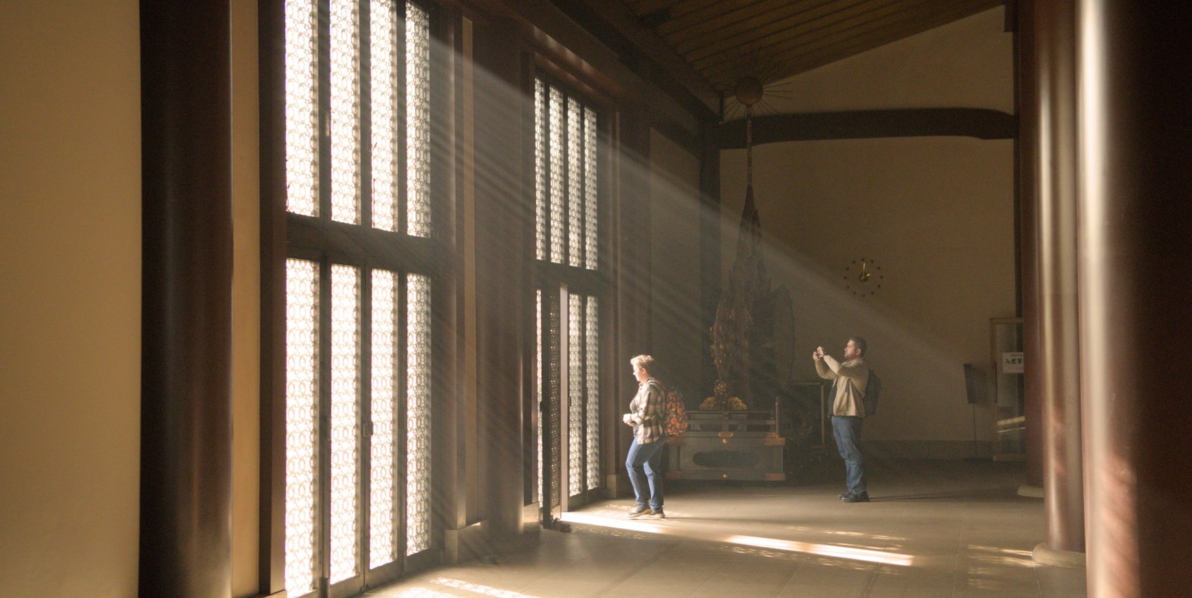 A photo of the temple grounds.