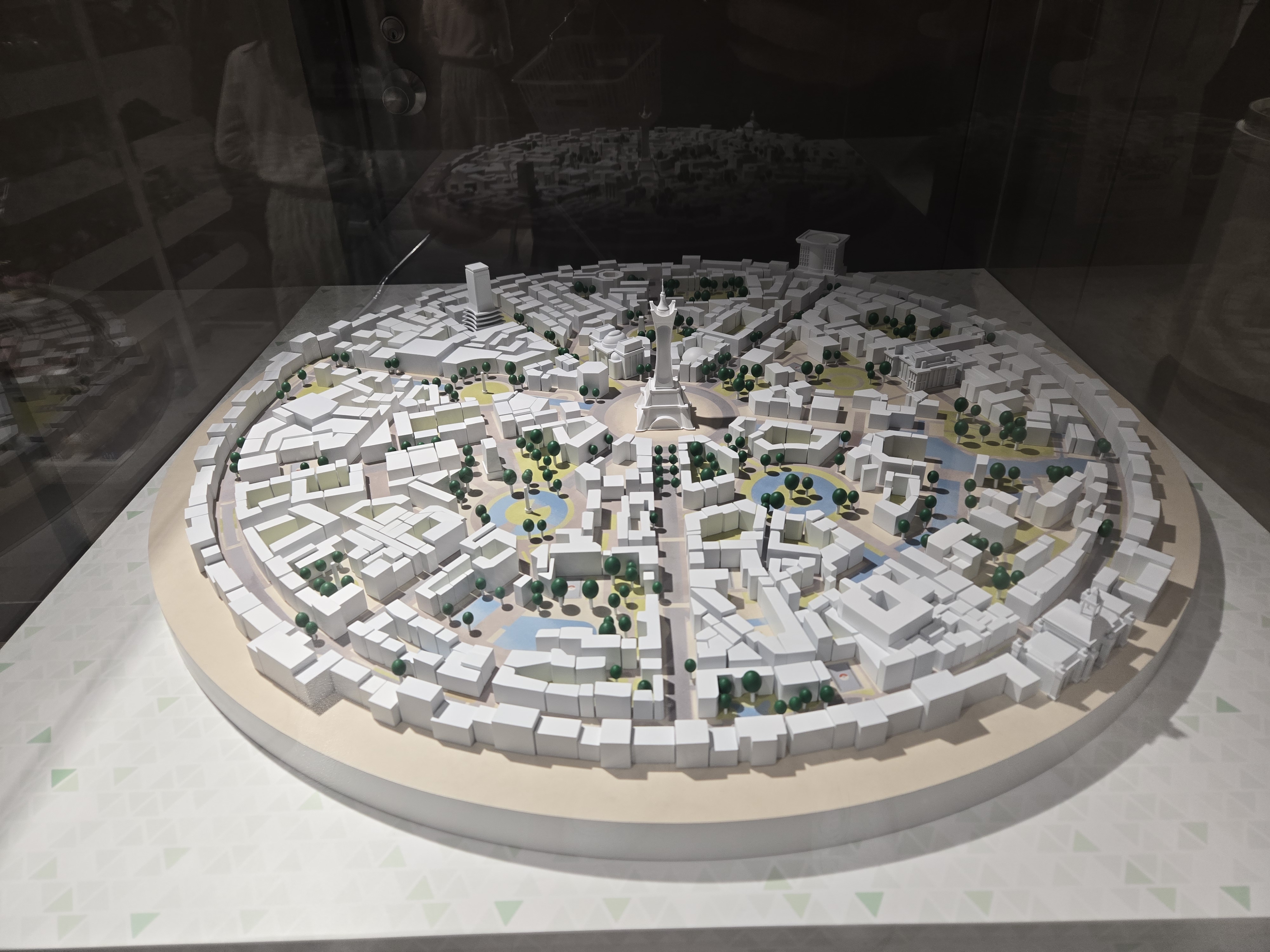 A photo of a diorama of Lumiose City from Pokemon Legends: Z-A!
